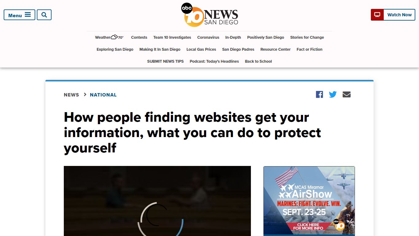 How people finding websites get your information - 10news.com